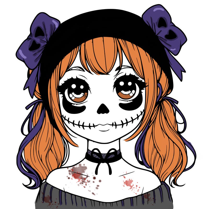 realistic girl halloween