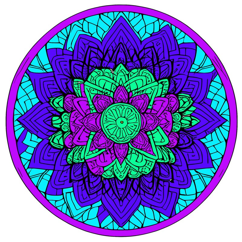 mandala coloring on-line for adults