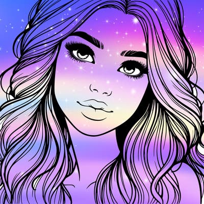 beautiful realistic girl