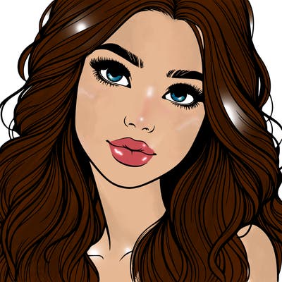 beautiful realistic girl