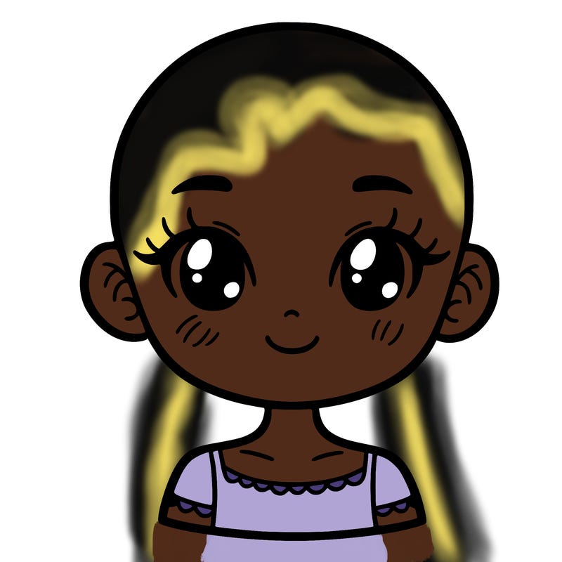 bald cute girl.