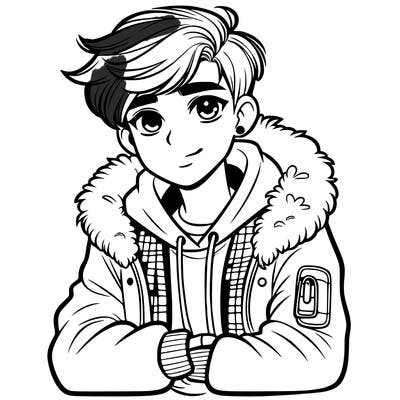 stylish teenager