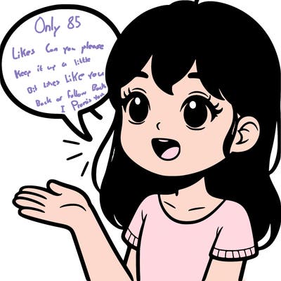 a girl saying something