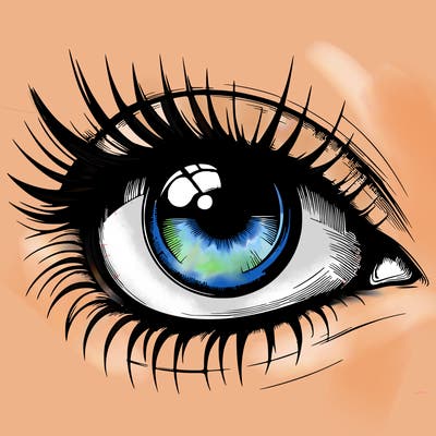 realistic eye