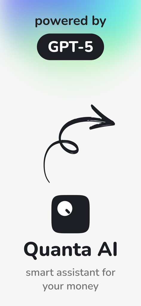 Quanta AI smart assistant for your money powered by GPT-5 banner