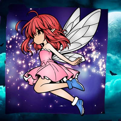 manga fairy flying