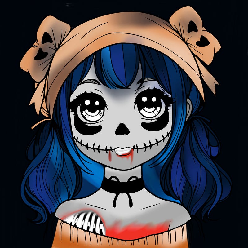 realistic girl halloween