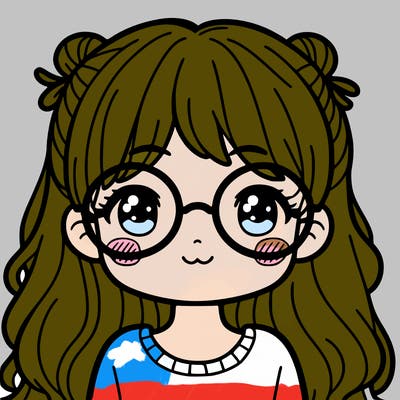 girl with glasses