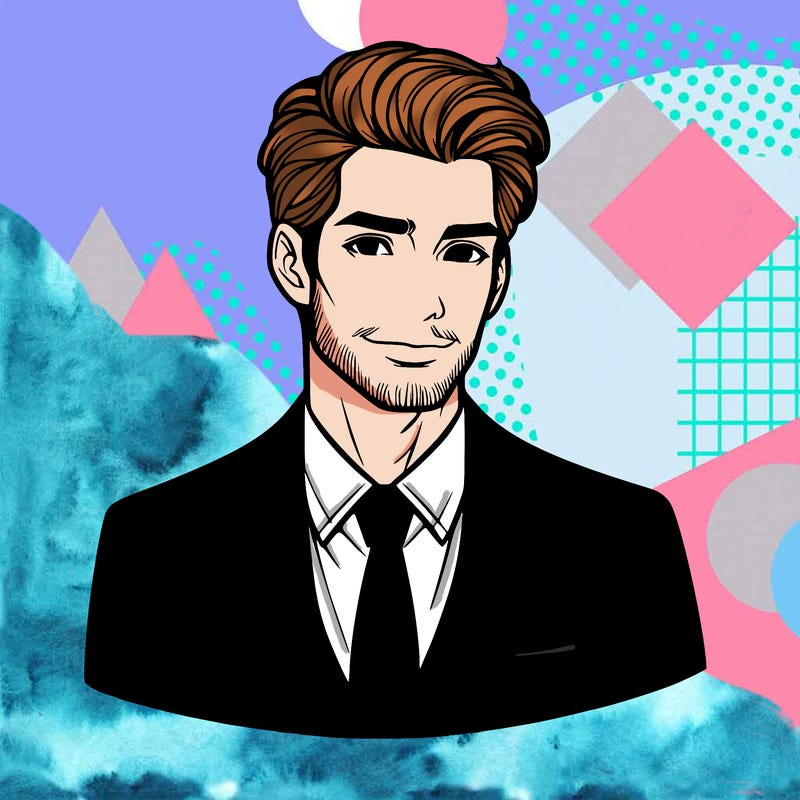 handsome man with a suit