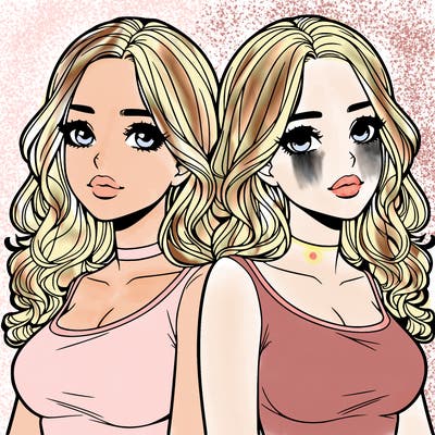 realistic twin sisters