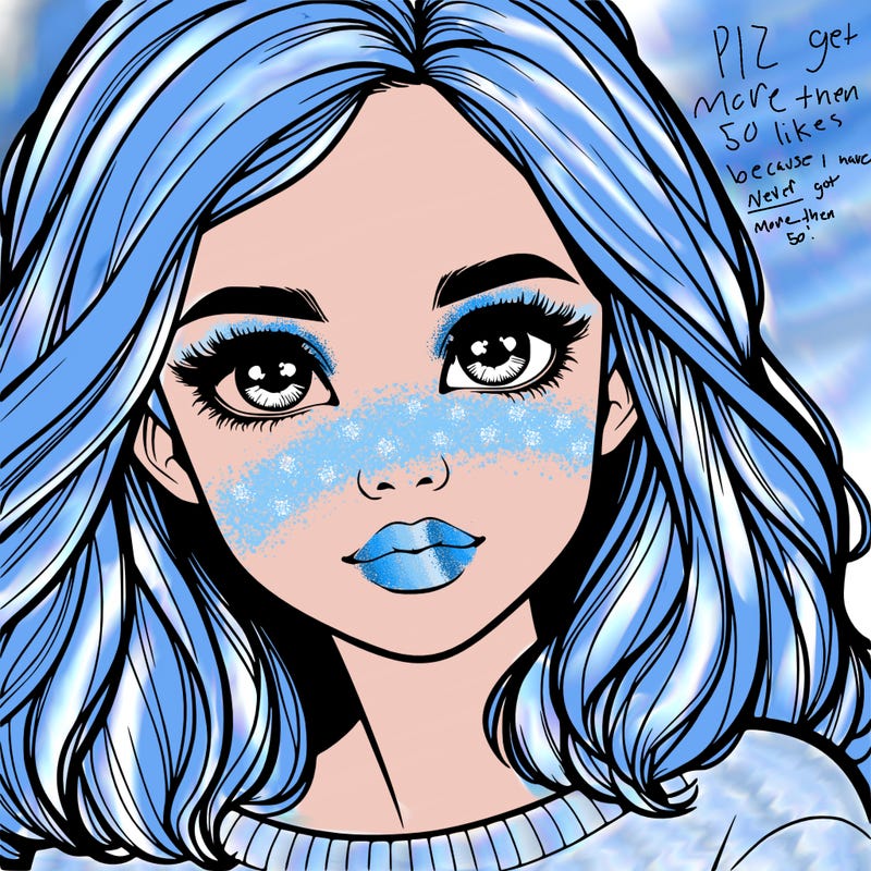 realistic girl whith cute eyes