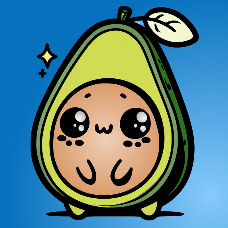 cute avocado
