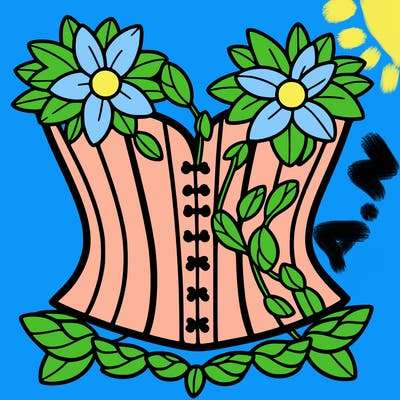 flower corset