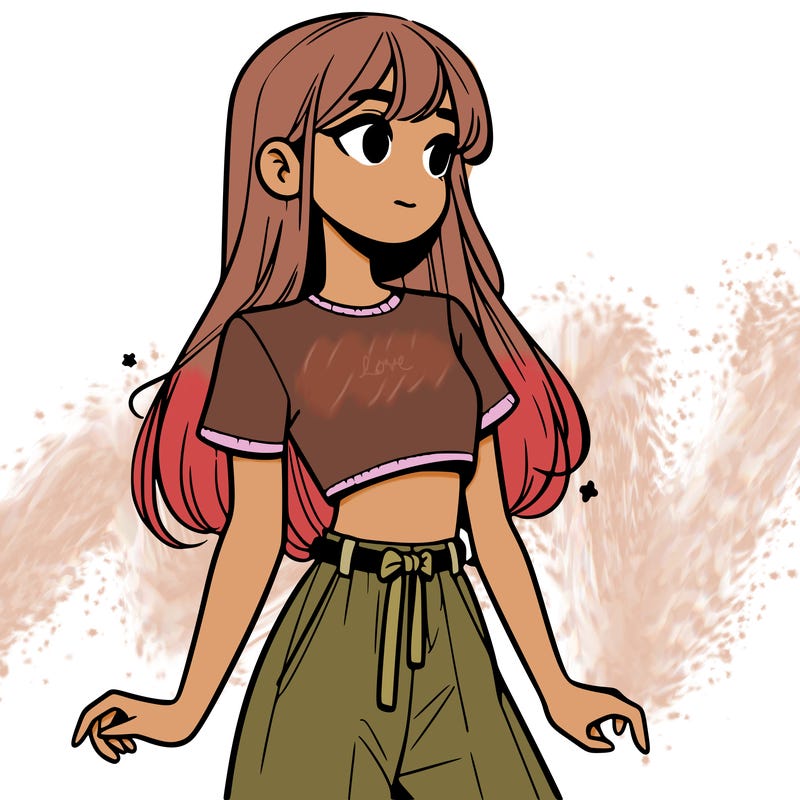 girl in a cute crop top