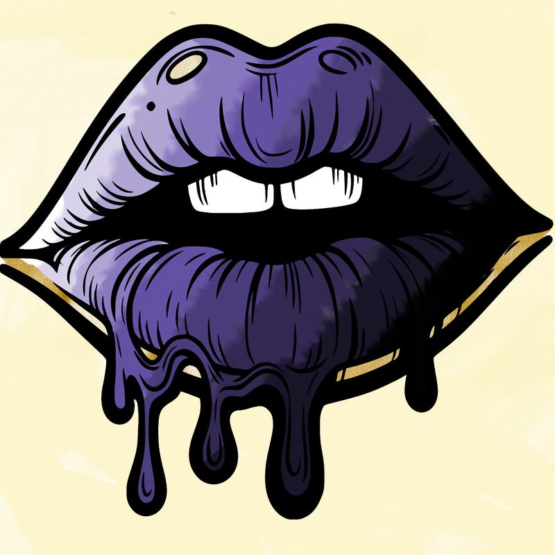 lips that look realistic and drip