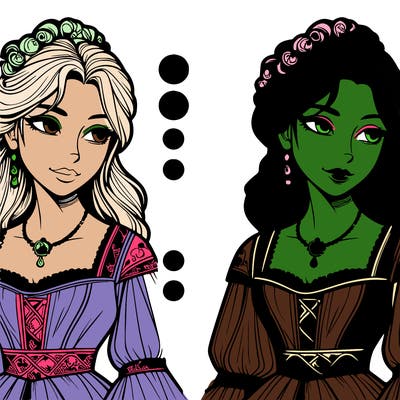 medival realistic princess beautiful realistic