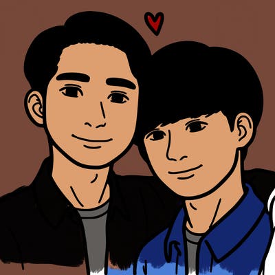 asian gay couple