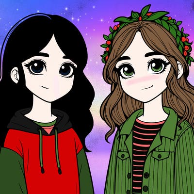 two realistic girls