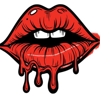 lips that look realistic and drip