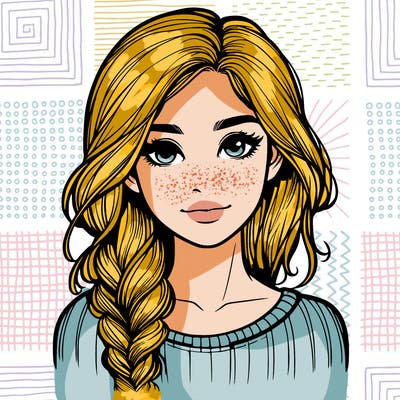 realistic teenage girl