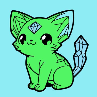 crystal kitten
