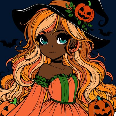 realistic girl halloween