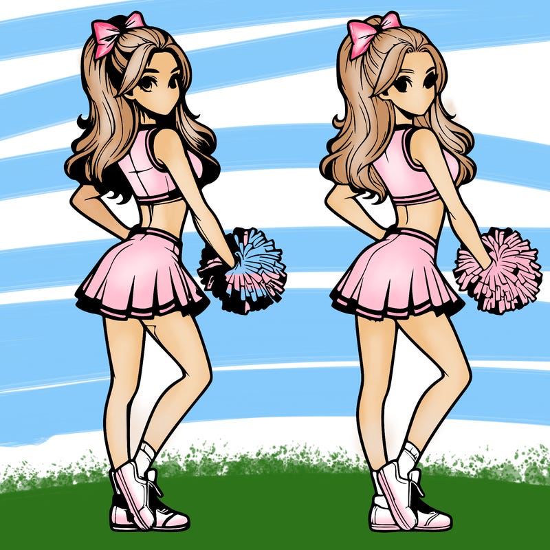 realistic cheerleader
