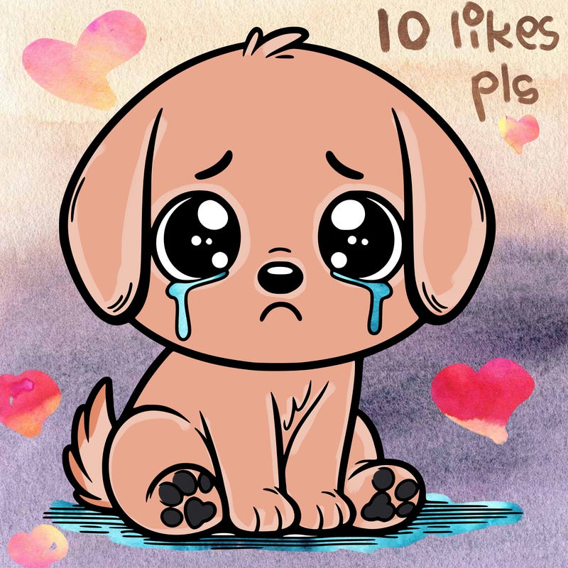 sad, cute dog