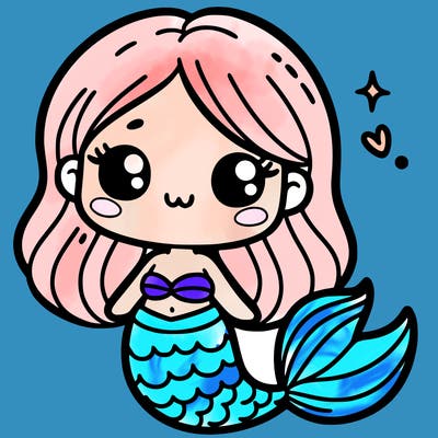 cute mermaid