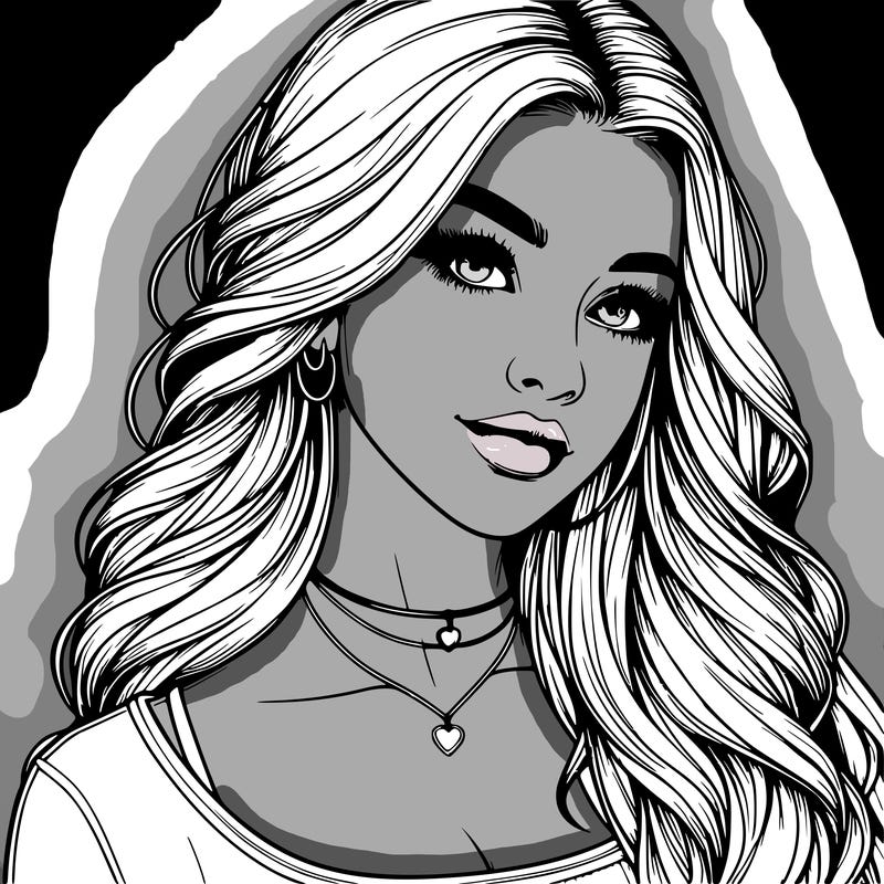 detailed realistic girl