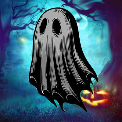 realistic creepy ghost