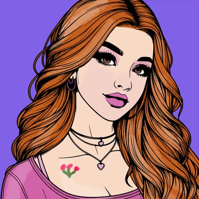 detailed realistic girl