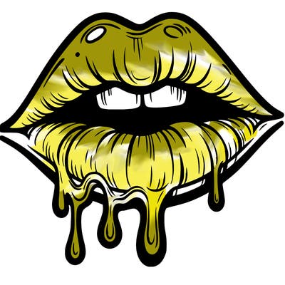 lips that look realistic and drip