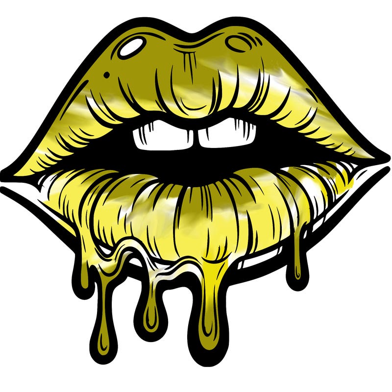 lips that look realistic and drip