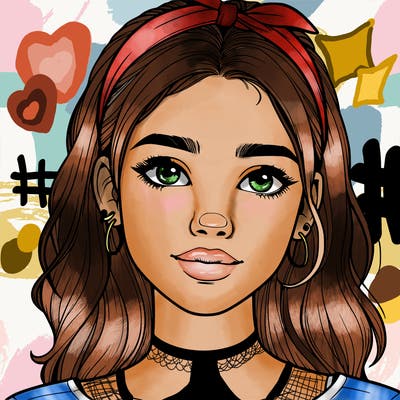 realistic teenage girl