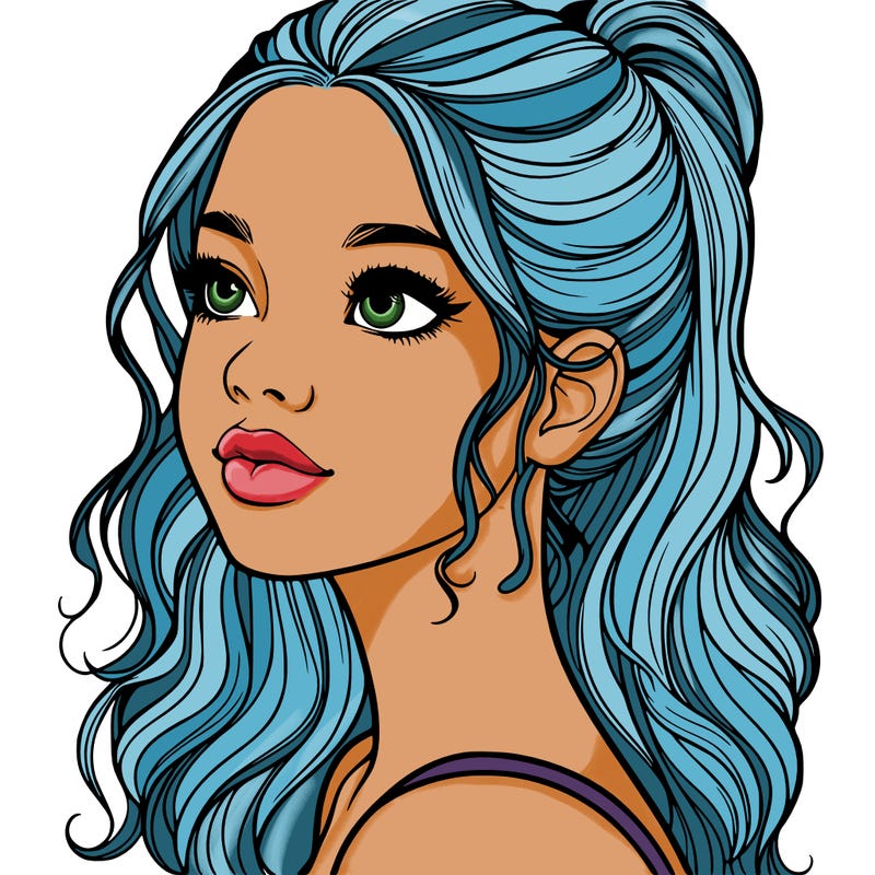 beautiful realistic girl
