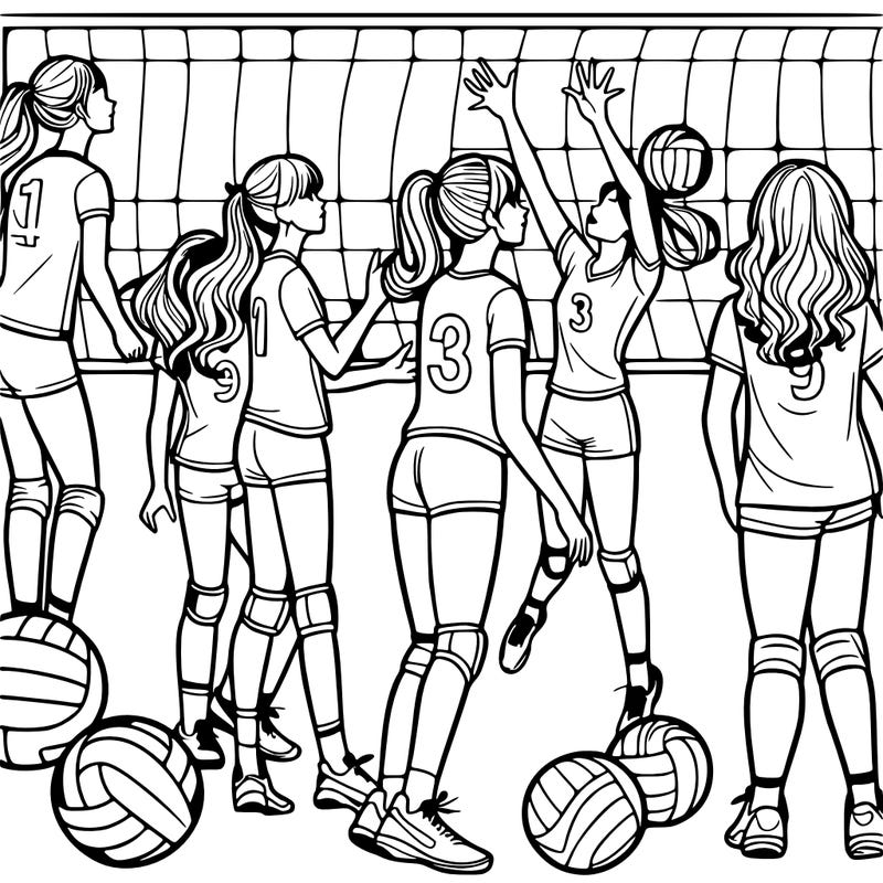 volleyball girls team