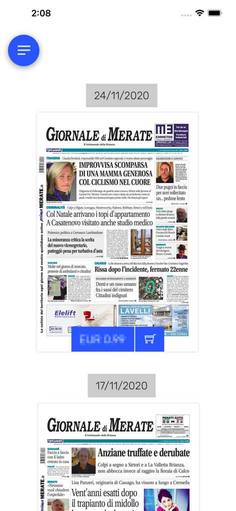 Giornale di Merate Digitale - Archivio digitale del quotidiano Giornale di Merate che mostra più edizioni per data