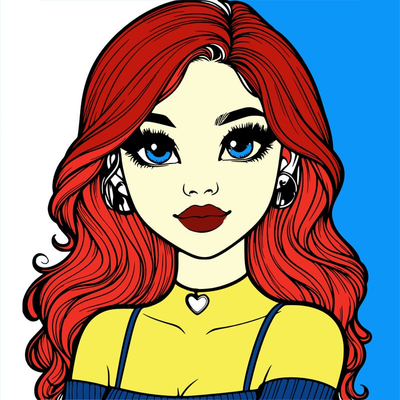 realistic pretty girl