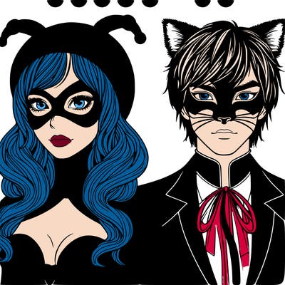 ladybug and cat noir