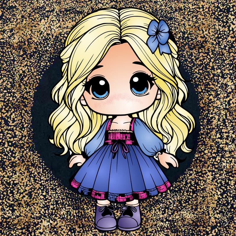 realistic little girl person