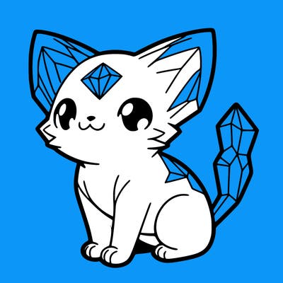 crystal kitten