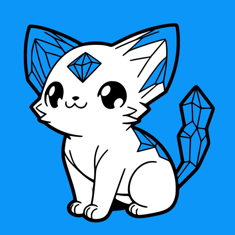 crystal kitten
