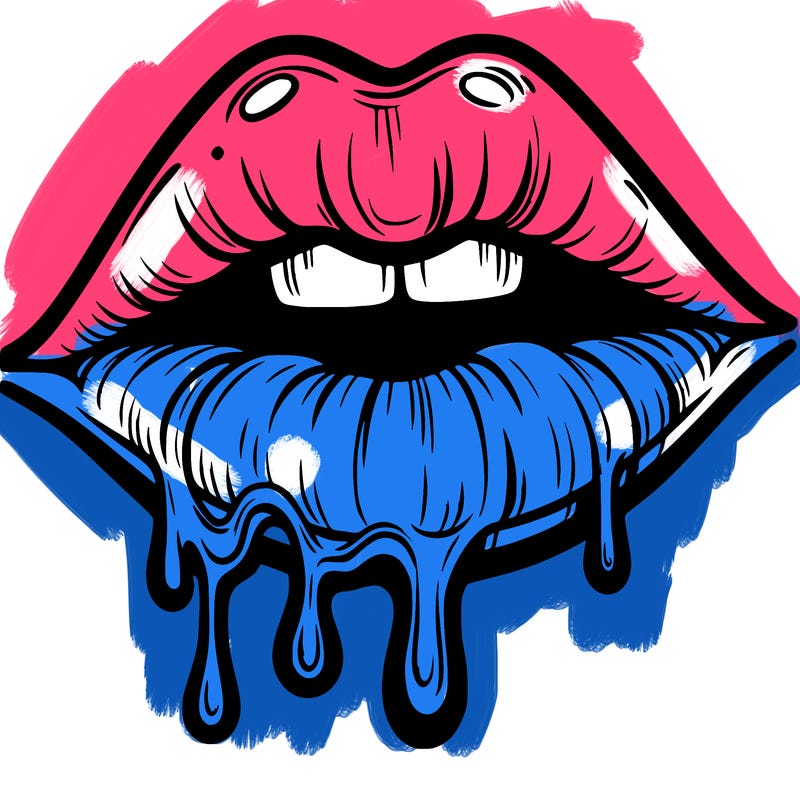 lips that look realistic and drip