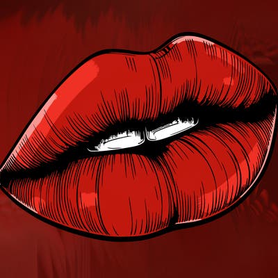 realistic lips
