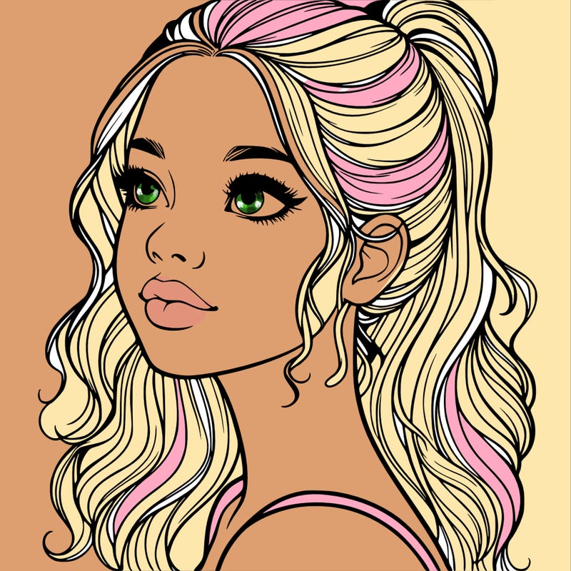 beautiful realistic girl