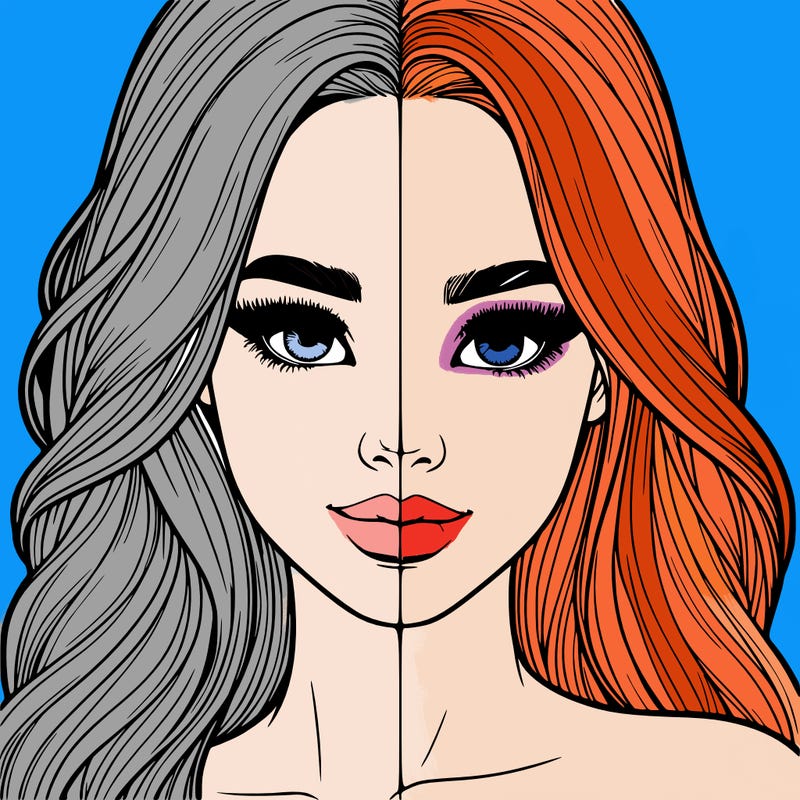 realistic pretty girl