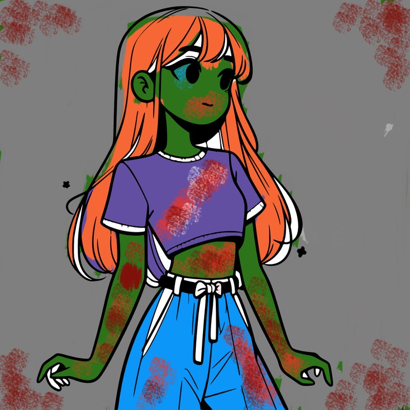 girl in a cute crop top