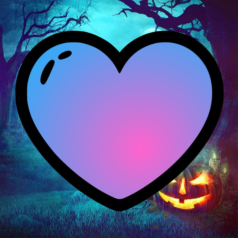 a blank heart