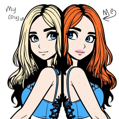 a realistic girl split